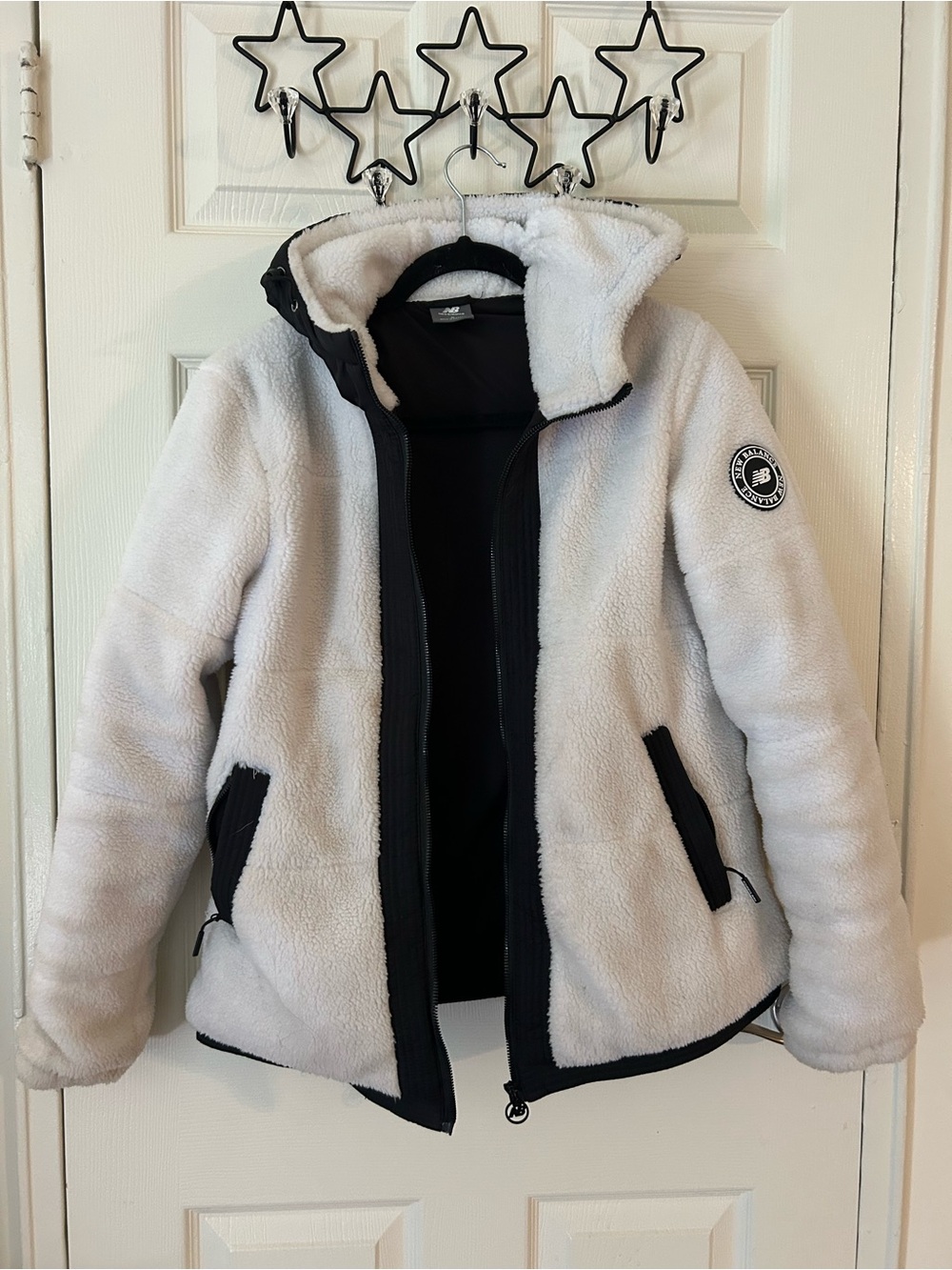 New Balance Puffer Jacket: Insulated with Fur Outside